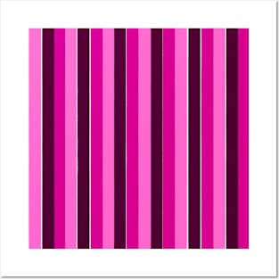 Purple and Pink Stripes Posters and Art